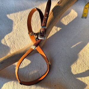 Brighton vintage multicolored calf hair leather belt